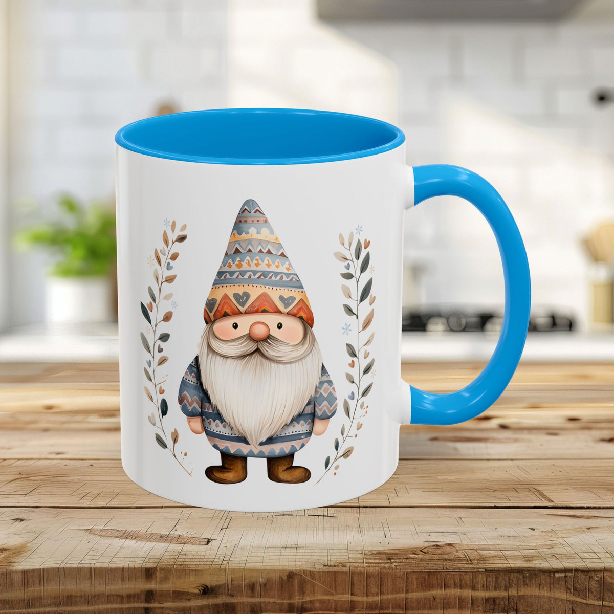 Winter Fair Isle Gnome Mug (11/15oz)