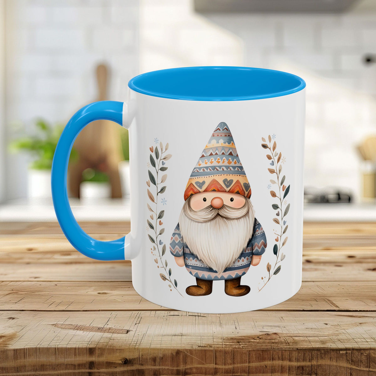 Winter Fair Isle Gnome Mug (11/15oz)