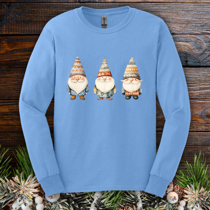 Winter Fair Isle Gnomes Long Sleeve Tee