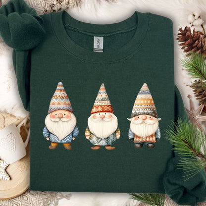 Winter Fair Isle Gnomes Sweatshirt