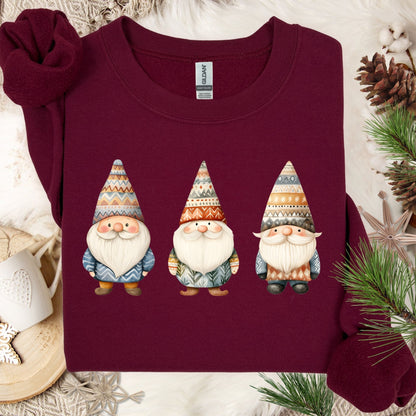 Winter Fair Isle Gnomes Sweatshirt