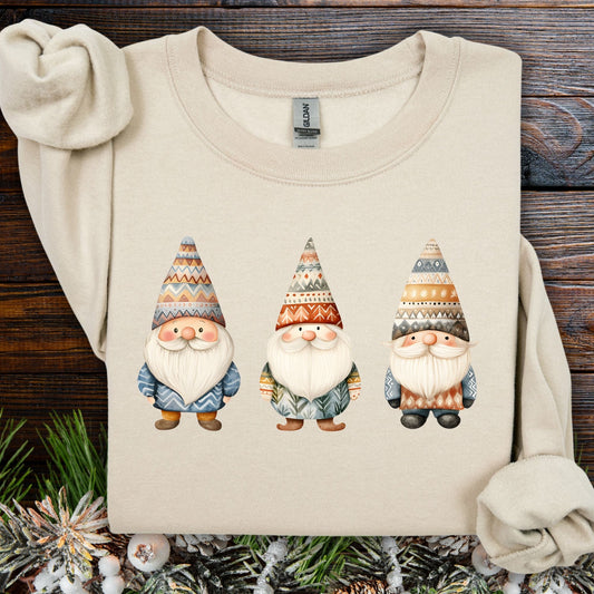 Winter Fair Isle Gnomes Sweatshirt