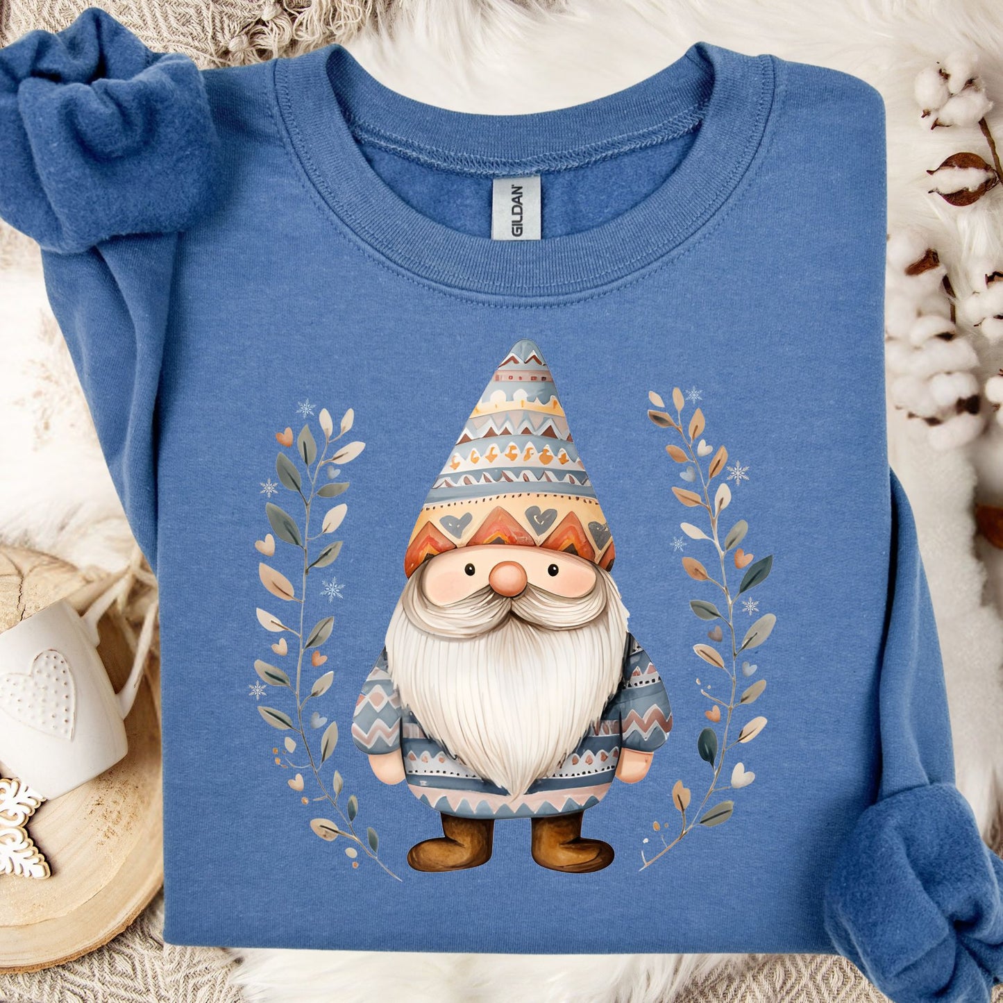 Winter Gnome Fair Isle Sweatshirt