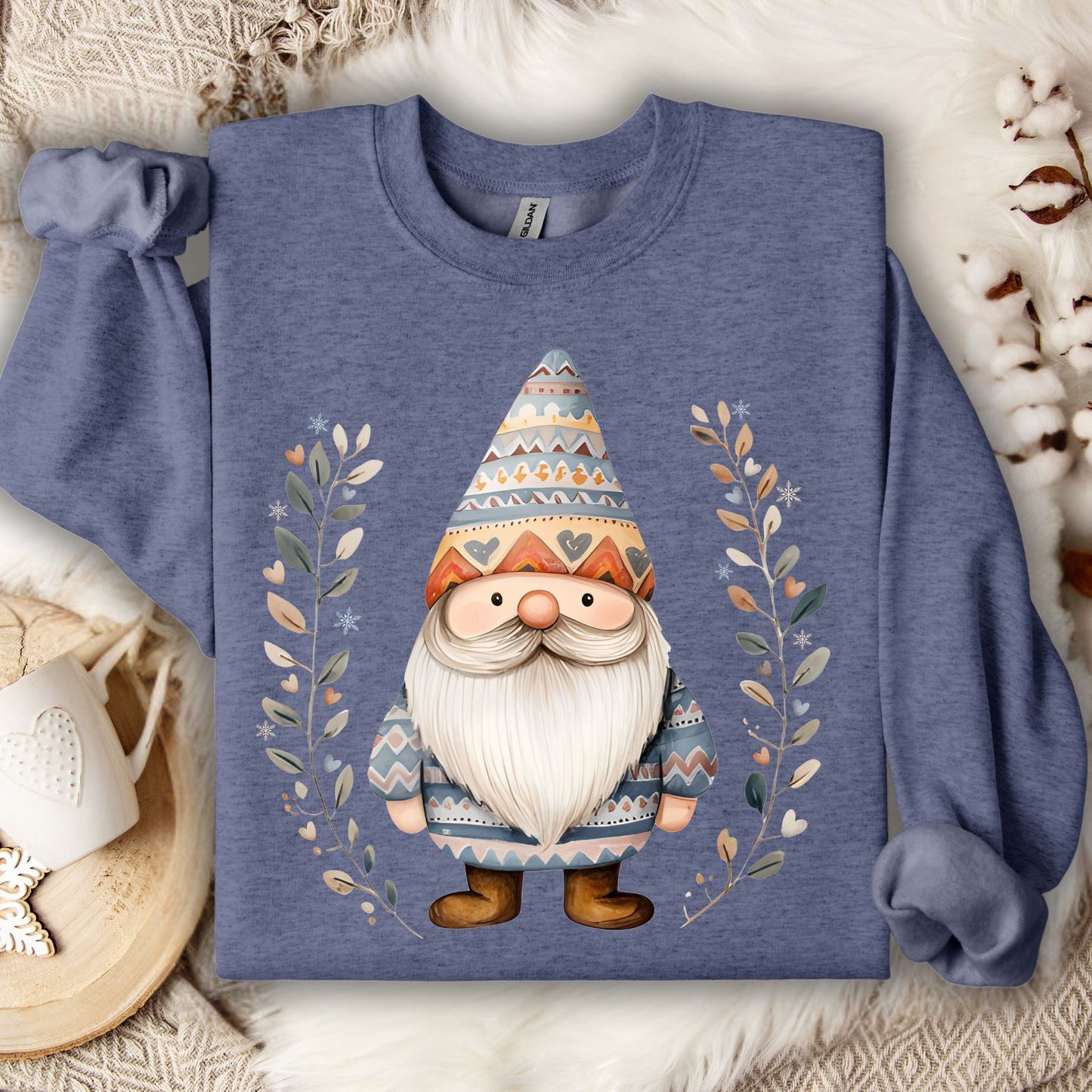 Winter Gnome Fair Isle Sweatshirt