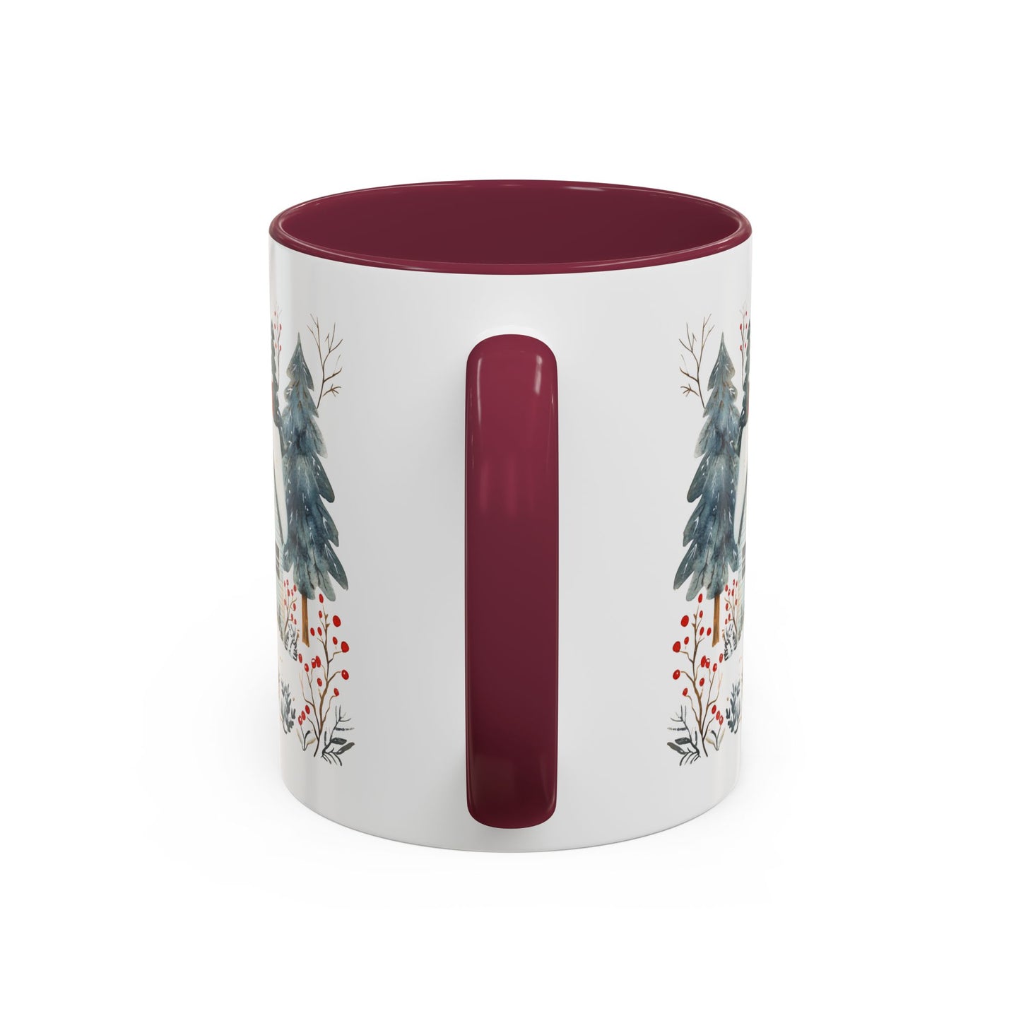 Winter Nordic Blue Cabin 11 & 15 oz. Mug