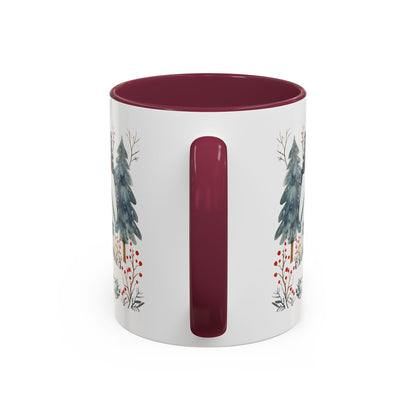 Winter Nordic Blue Cabin 11 & 15 oz. Mug