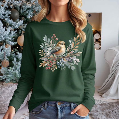 Winter Sparrow Long Sleeve Tee