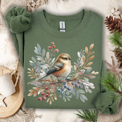 Winter Sparrow Sweatshirt