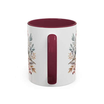 Winter Sparrow Watercolor Mug (11/15oz)