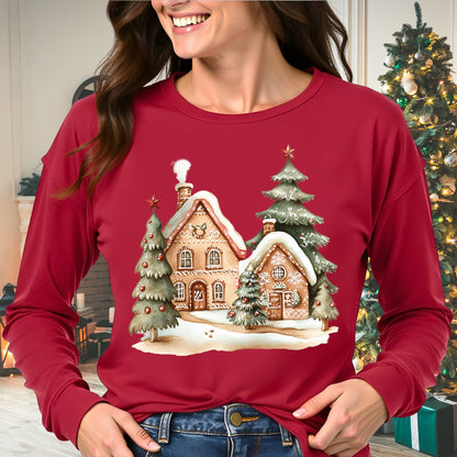 Winter Wonderland Gingerbread Long Sleeve Tee
