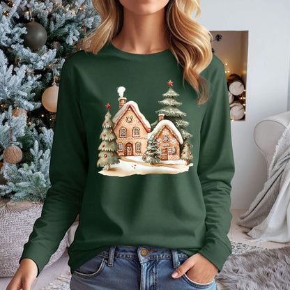 Winter Wonderland Gingerbread Long Sleeve Tee