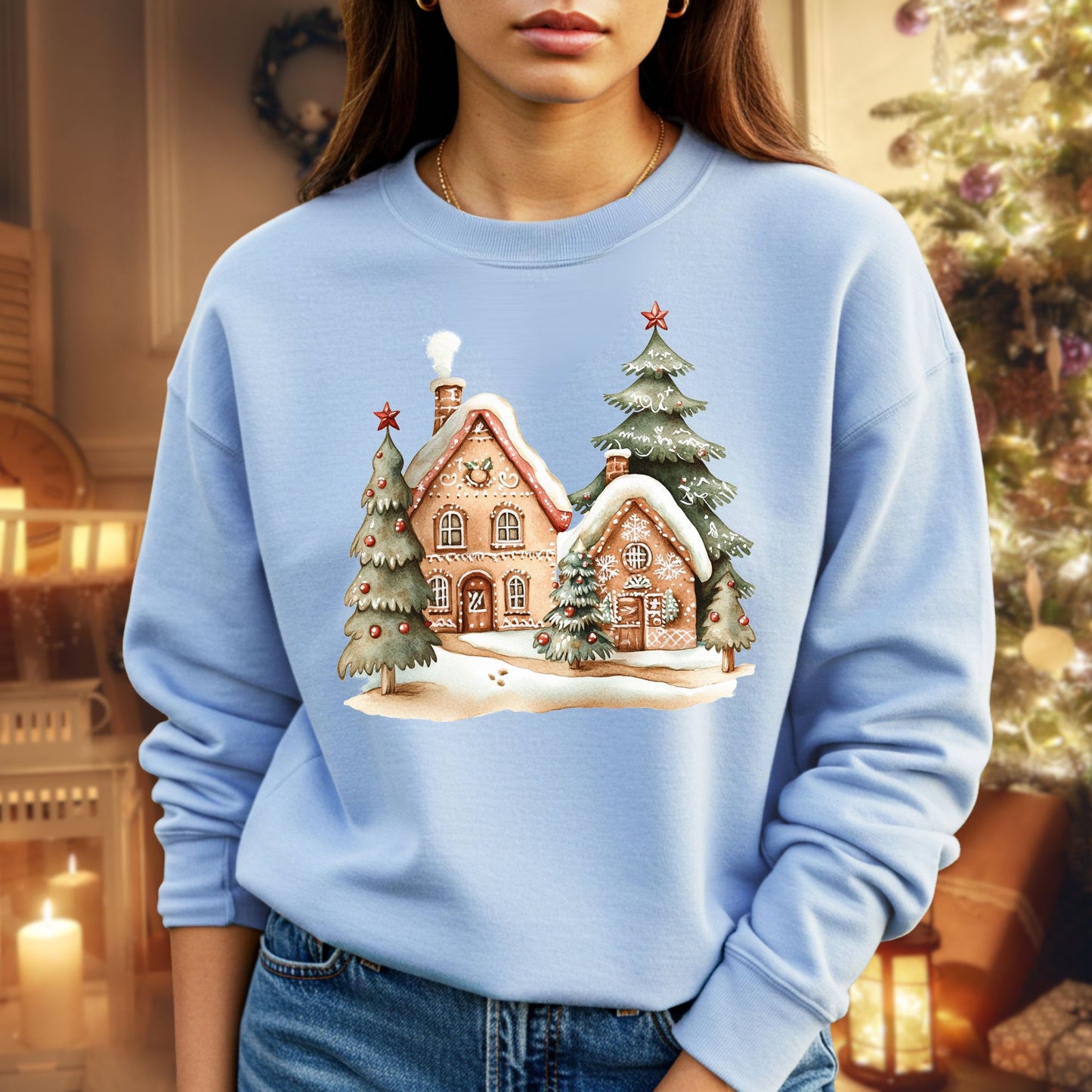 Winter Wonderland Gingerbread Sweatshirt
