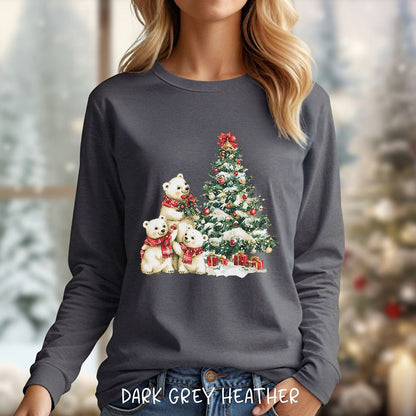 Winter Wonderland Polar Bears Long Sleeve Tee