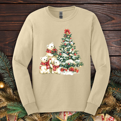 Winter Wonderland Polar Bears Long Sleeve Tee