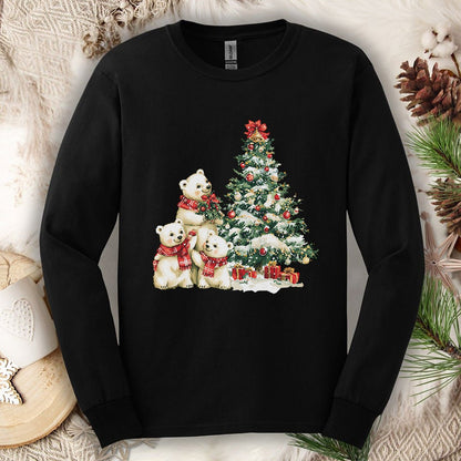 Winter Wonderland Polar Bears Long Sleeve Tee