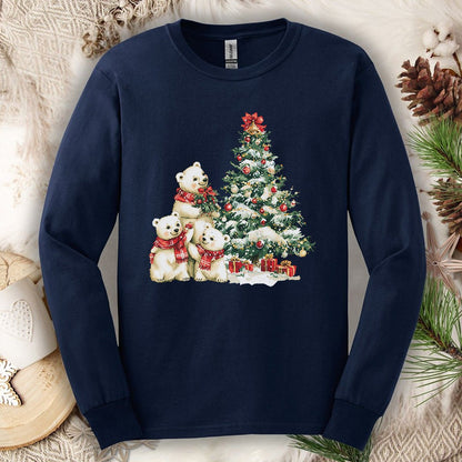 Winter Wonderland Polar Bears Long Sleeve Tee