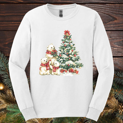 Winter Wonderland Polar Bears Long Sleeve Tee