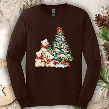 Winter Wonderland Polar Bears Long Sleeve Tee