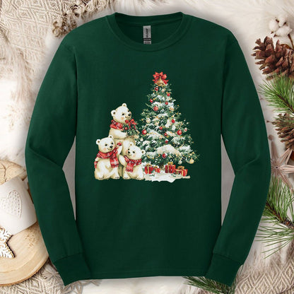 Winter Wonderland Polar Bears Long Sleeve Tee