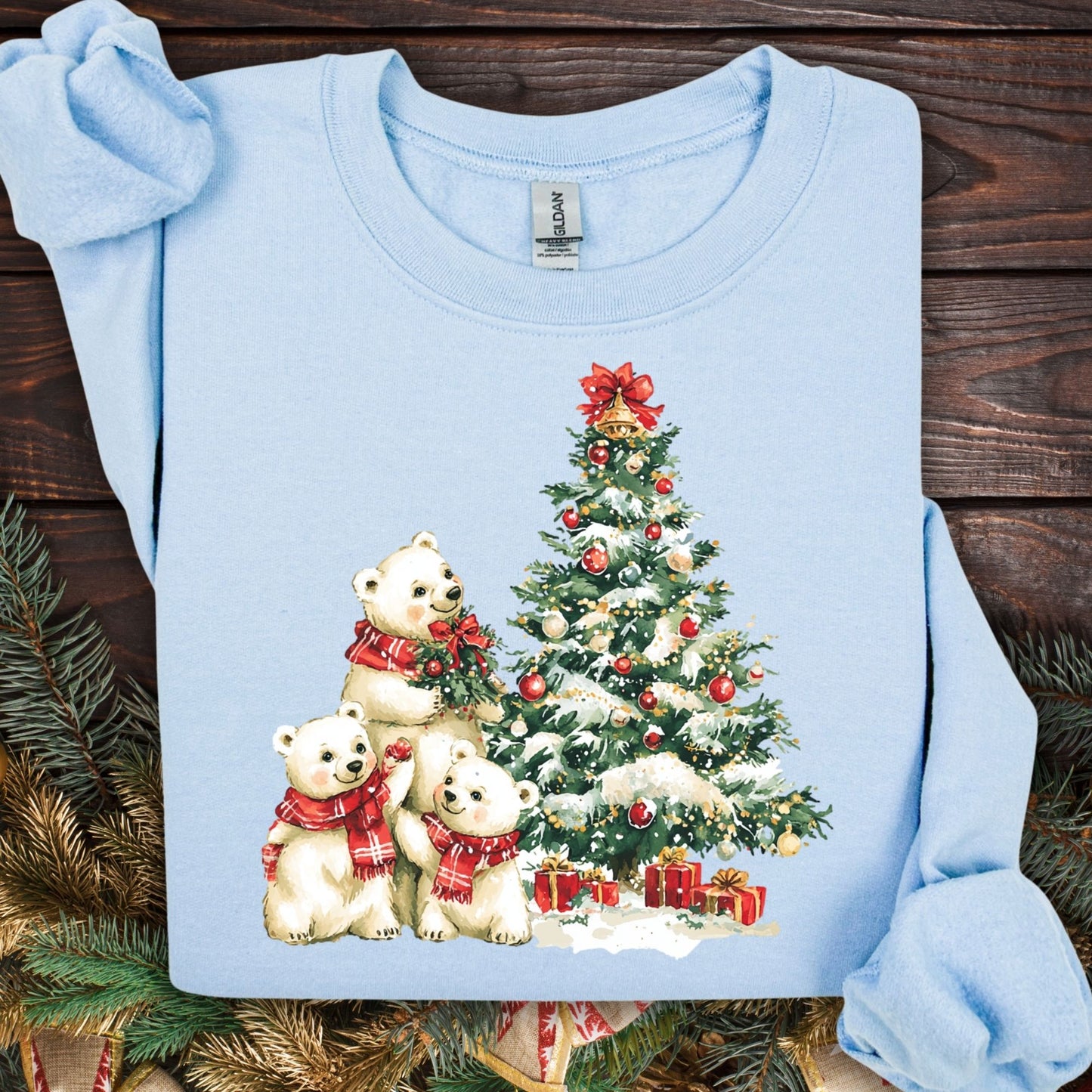 Winter Wonderland Polar Bears Sweatshirt