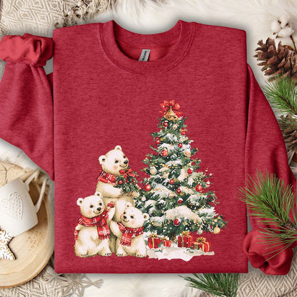 Winter Wonderland Polar Bears Sweatshirt