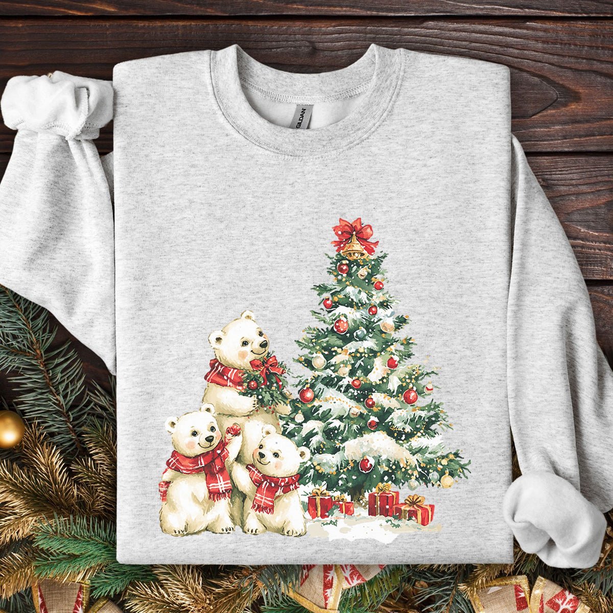 Winter Wonderland Polar Bears Sweatshirt