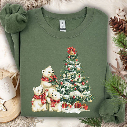 Winter Wonderland Polar Bears Sweatshirt