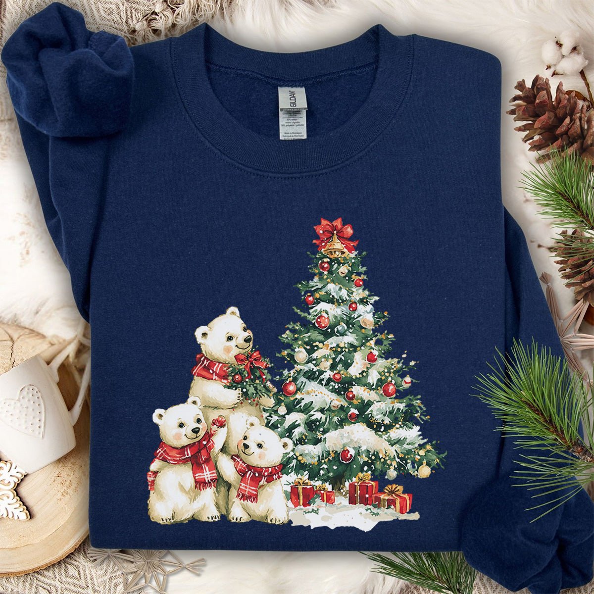 Winter Wonderland Polar Bears Sweatshirt