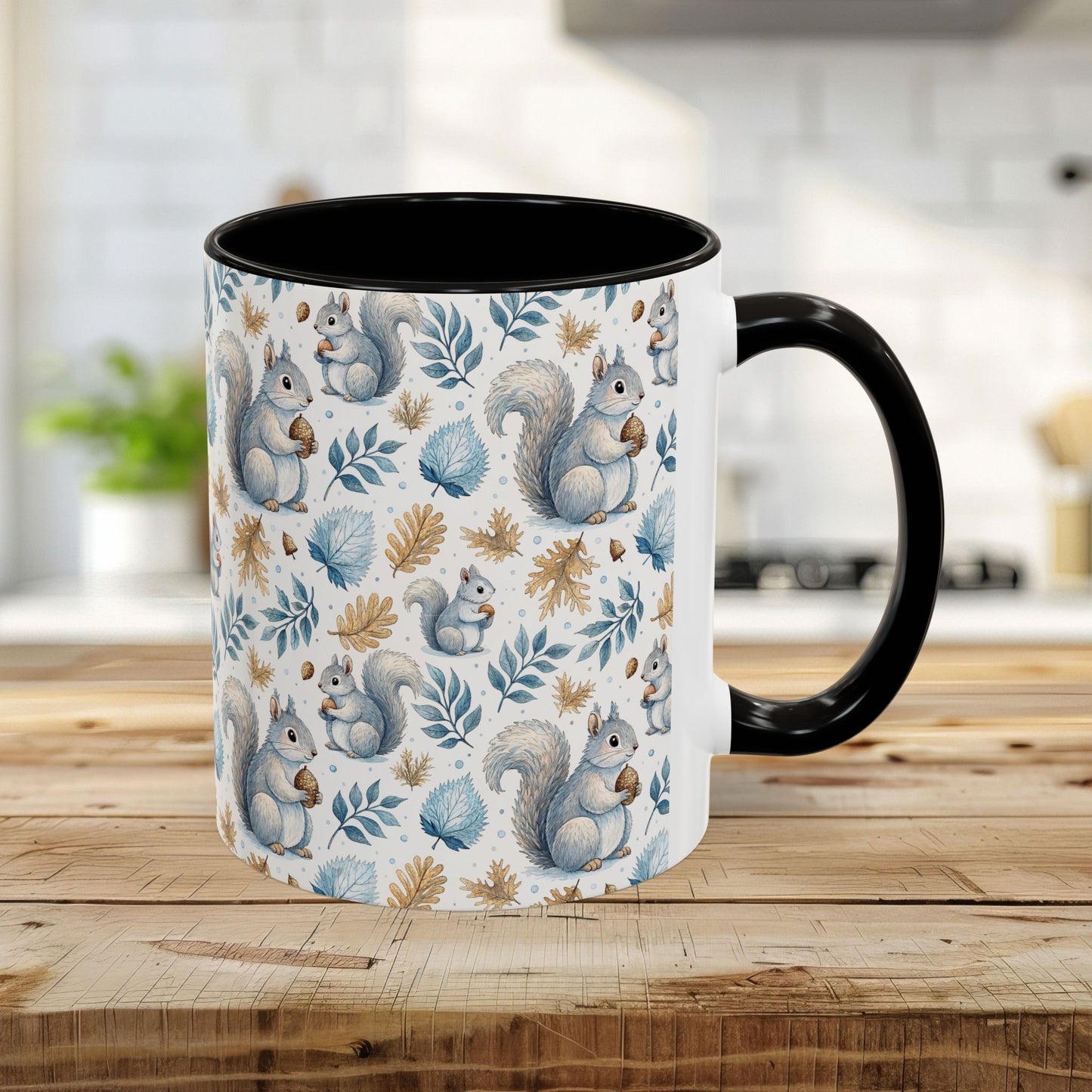 Winter Woodland Squirrel Mug (11/15oz)
