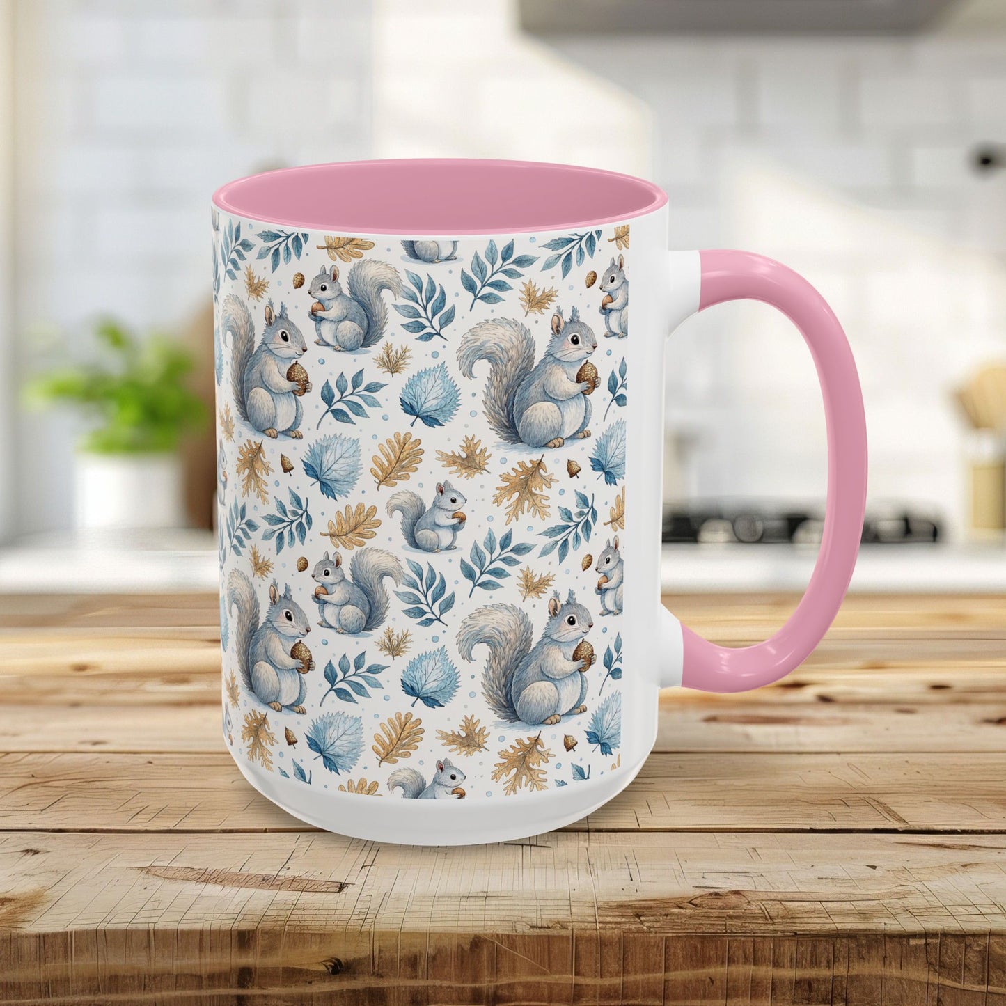 Winter Woodland Squirrel Mug (11/15oz)