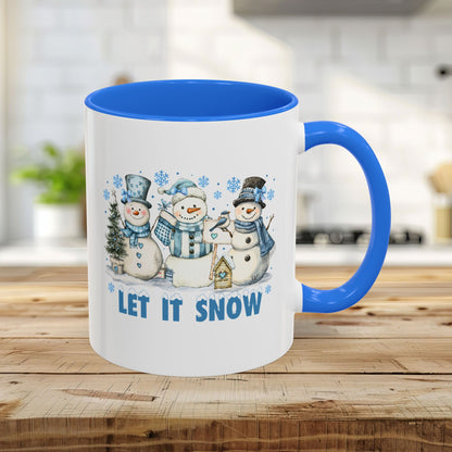 Woodland Snowmen with Birds Mug (11/15oz)