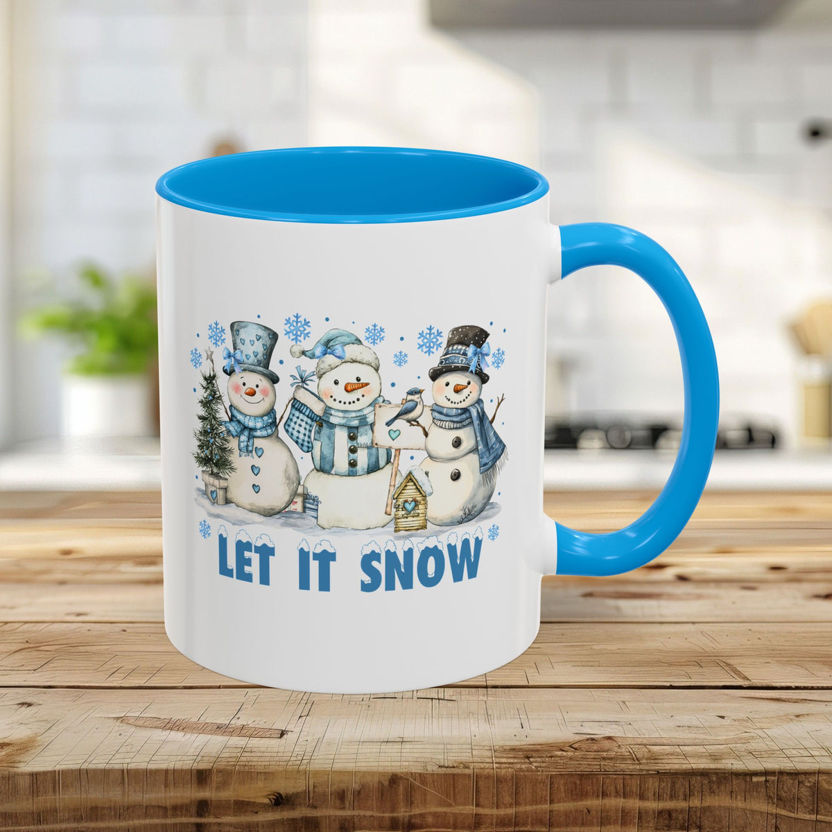 Woodland Snowmen with Birds Mug (11/15oz)