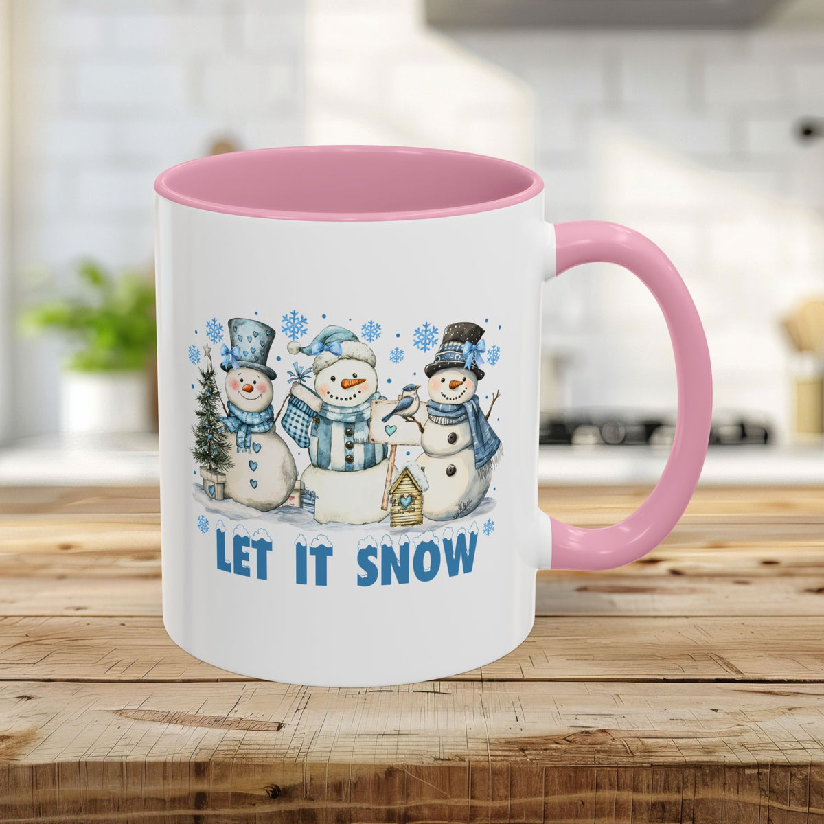 Woodland Snowmen with Birds Mug (11/15oz)