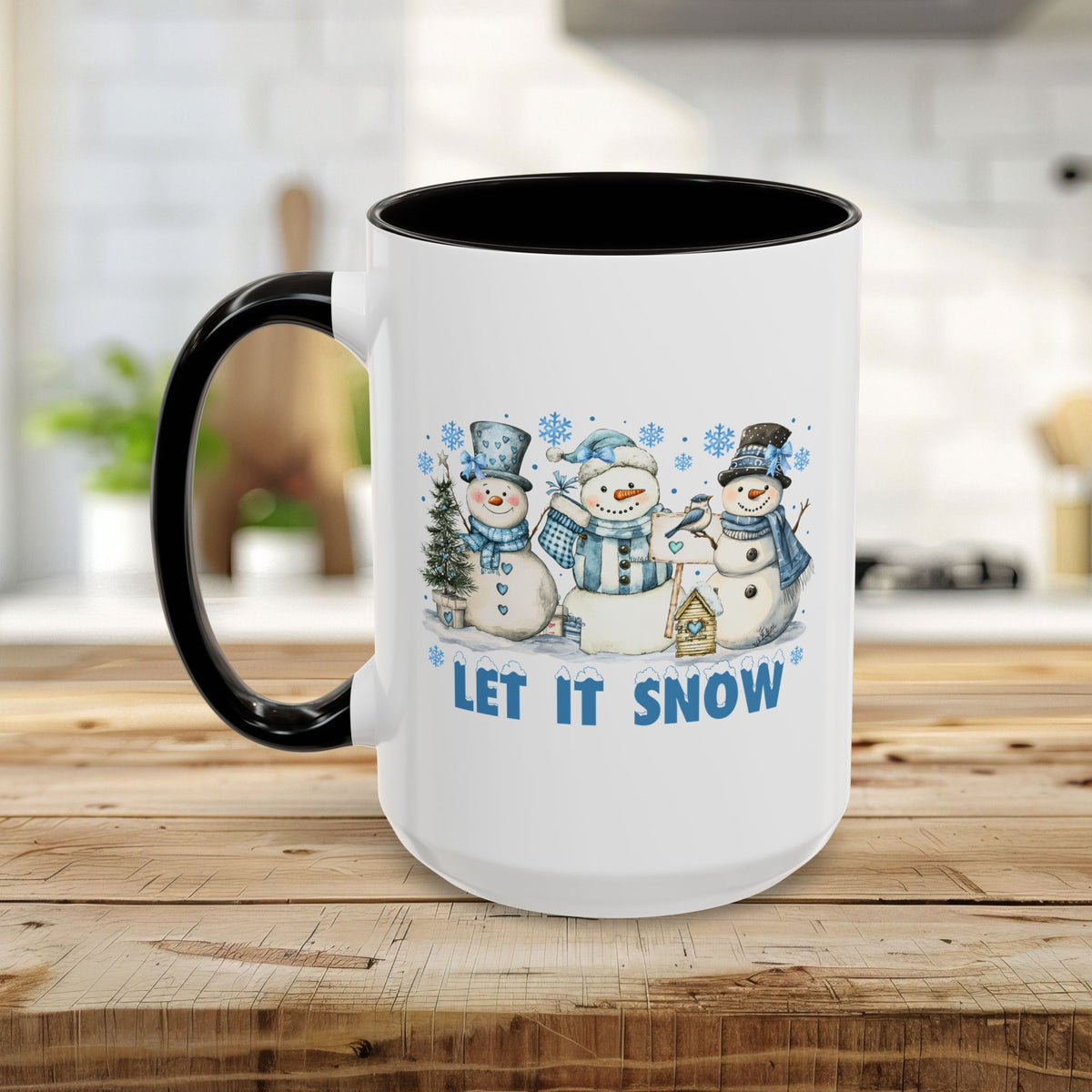 Woodland Snowmen with Birds Mug (11/15oz)