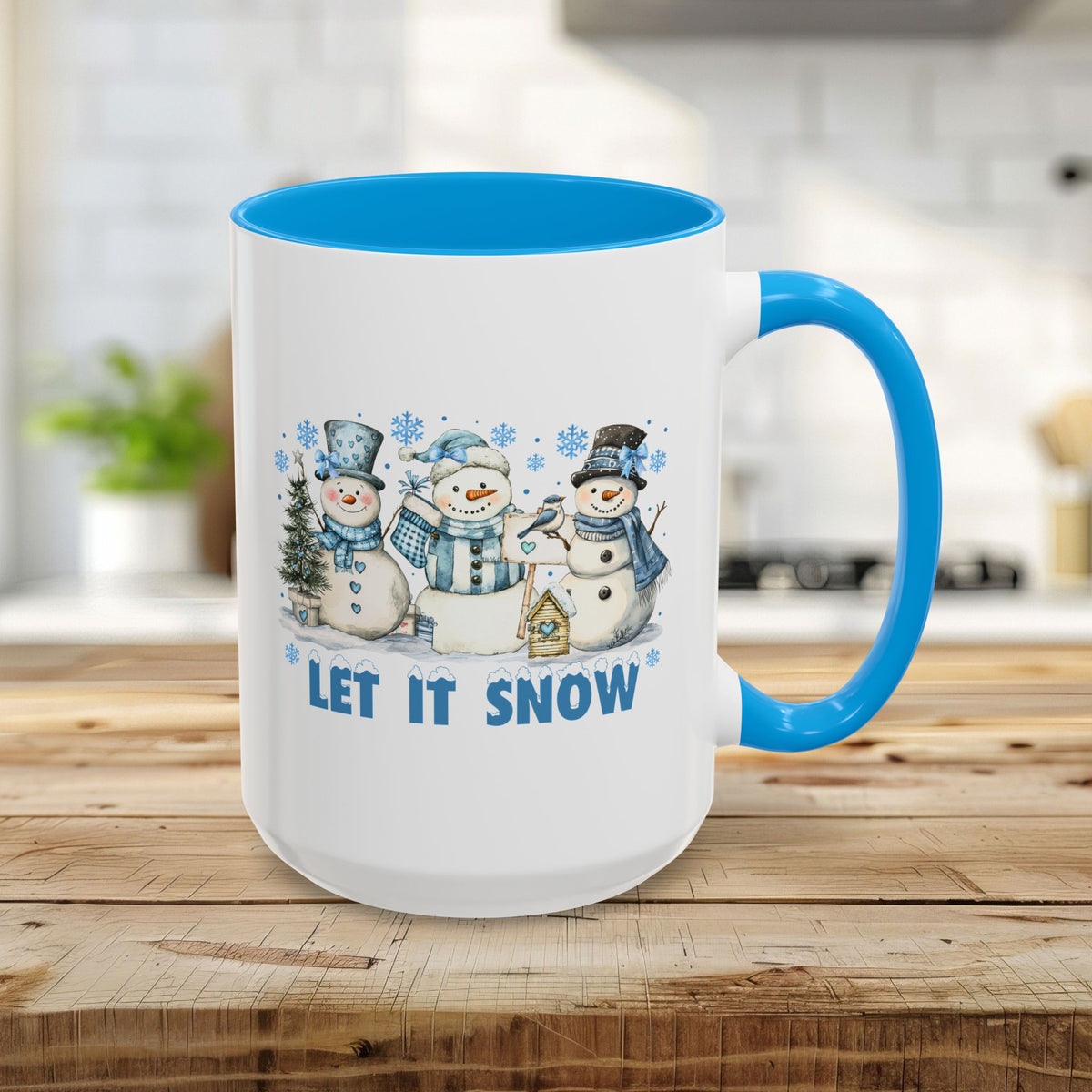 Woodland Snowmen with Birds Mug (11/15oz)