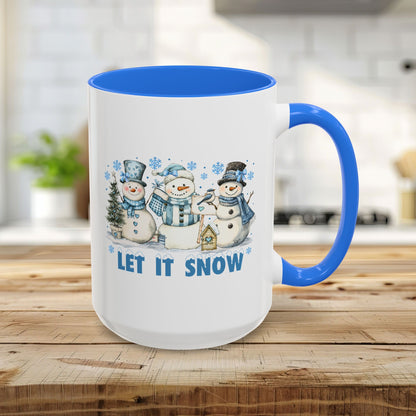 Woodland Snowmen with Birds Mug (11/15oz)