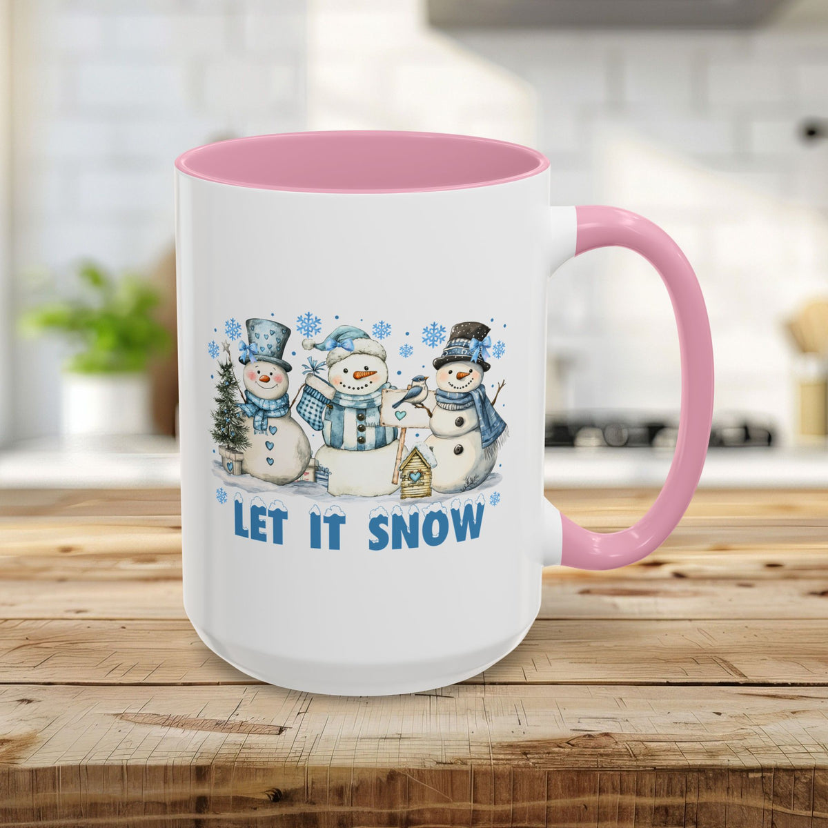 Woodland Snowmen with Birds Mug (11/15oz)