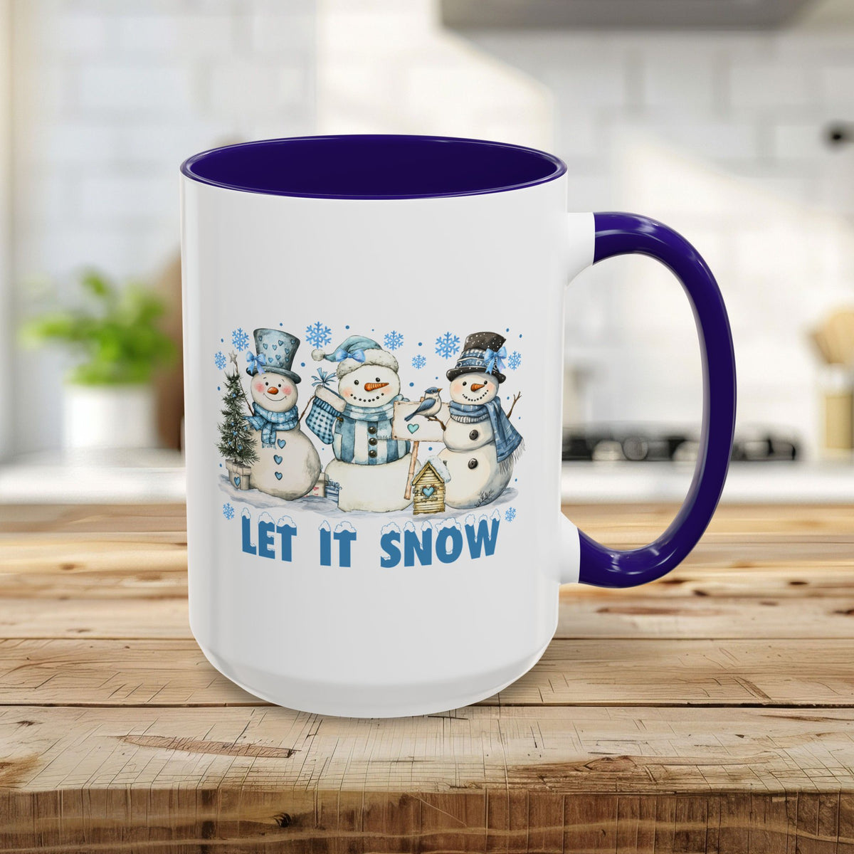 Woodland Snowmen with Birds Mug (11/15oz)