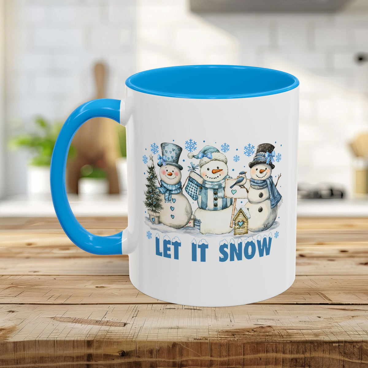 Woodland Snowmen with Birds Mug (11/15oz)