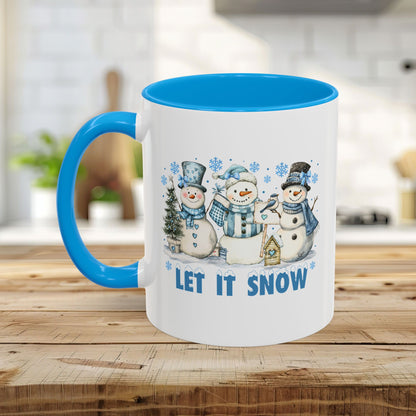 Woodland Snowmen with Birds Mug (11/15oz)