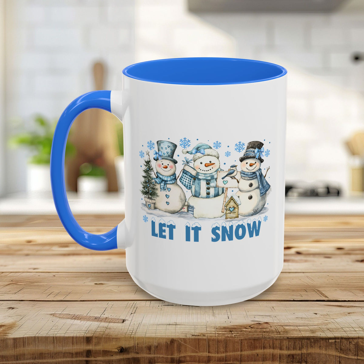Woodland Snowmen with Birds Mug (11/15oz)