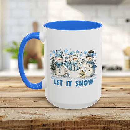Woodland Snowmen with Birds Mug (11/15oz)