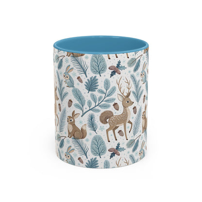 Woodland Winter Bunnies & Deer 11 & 15 oz. Mug