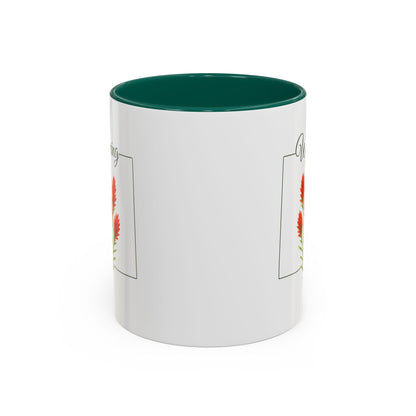 Wyoming State Flower Mug - Indian Paintbrush (11/15oz)