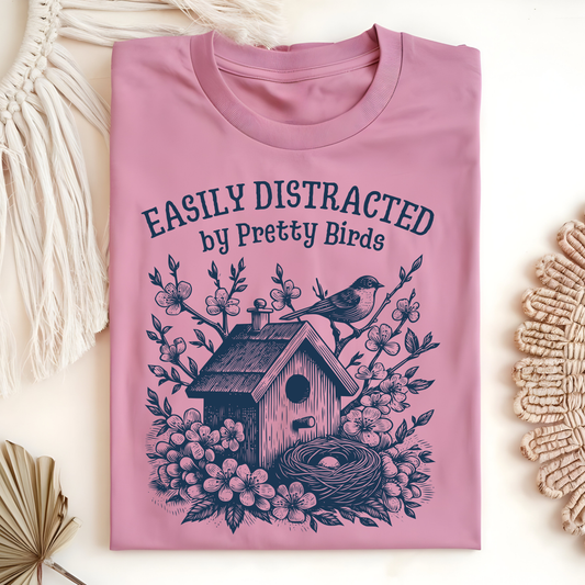 Easily Distracted by Birds T-Shirt