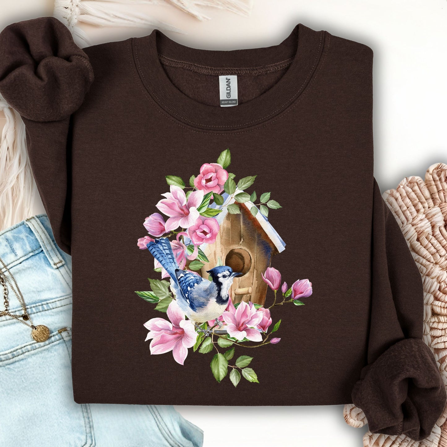 Blue Jay Art Sweatshirt