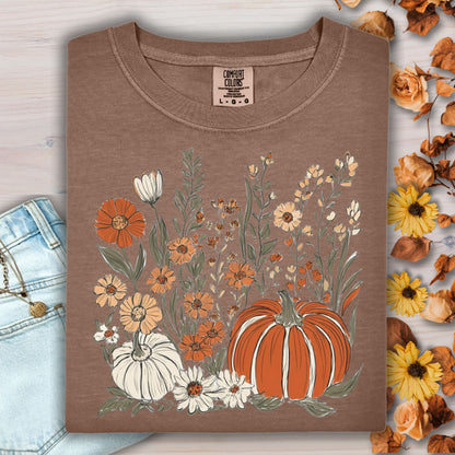 Pumpkin & Wildflowers T-Shirt