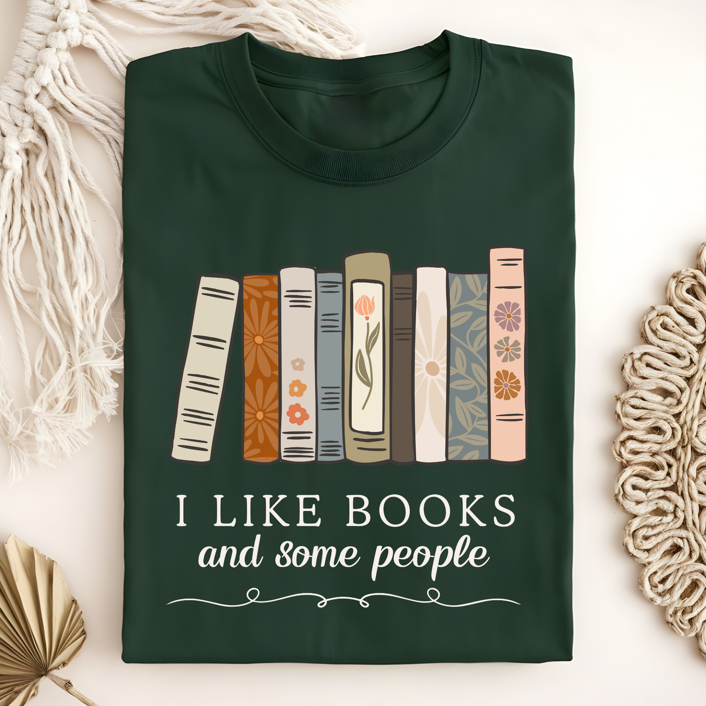 I Like Books and Some People T-Shirt