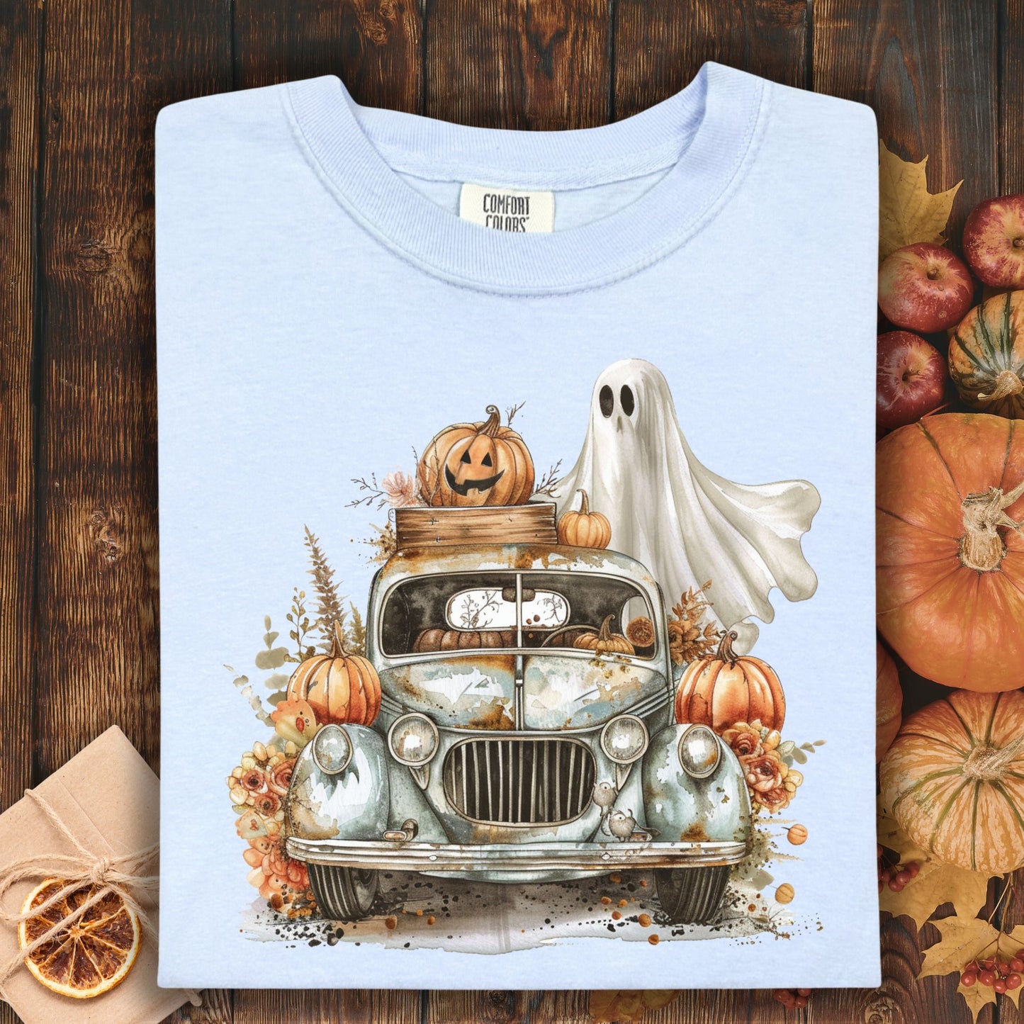 Vintage Pumpkin Pickup Truck T-Shirt