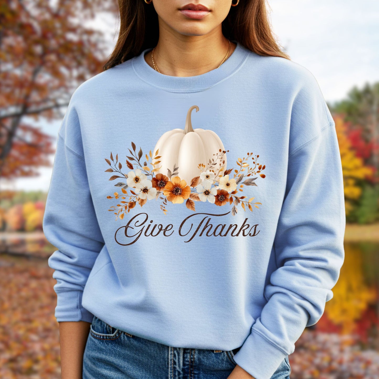 Give Thanks Pumpkin Sweatshirt